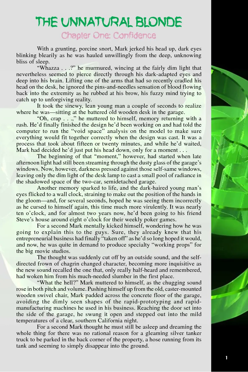 The Unnatural Blonde  (Chapter 01) — page 5