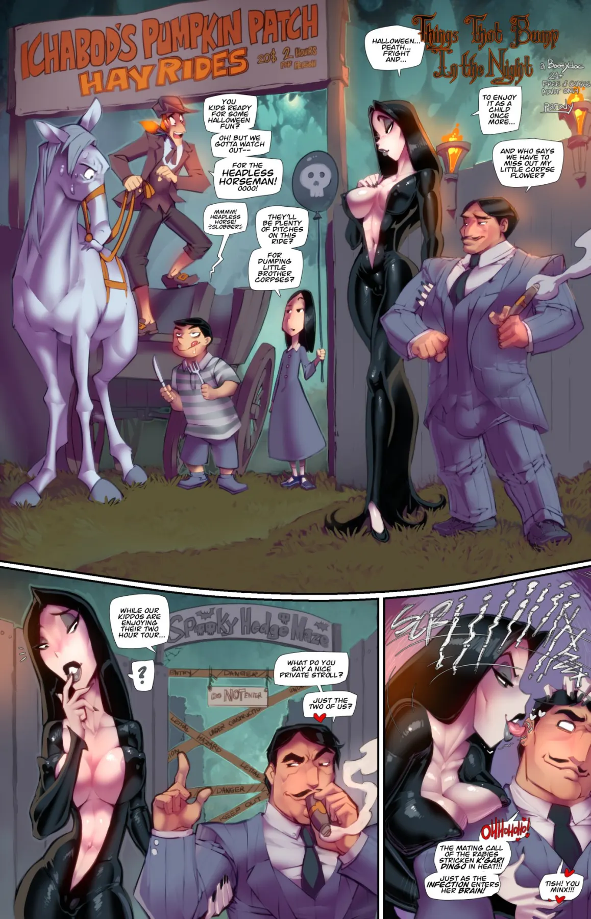 Things That Bump In The Night Addams Family  (Chapter 01) — page 1