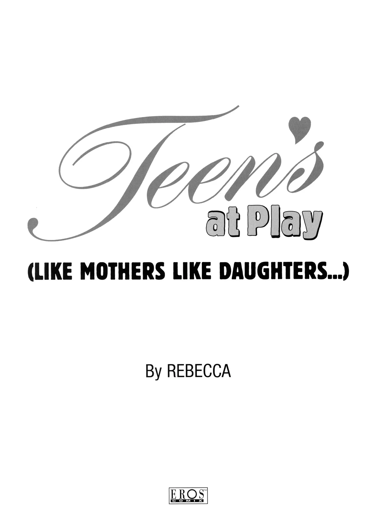 Teens At Play  (Chapter 00.1 - Like Mothers, Like Daughters) — page 3