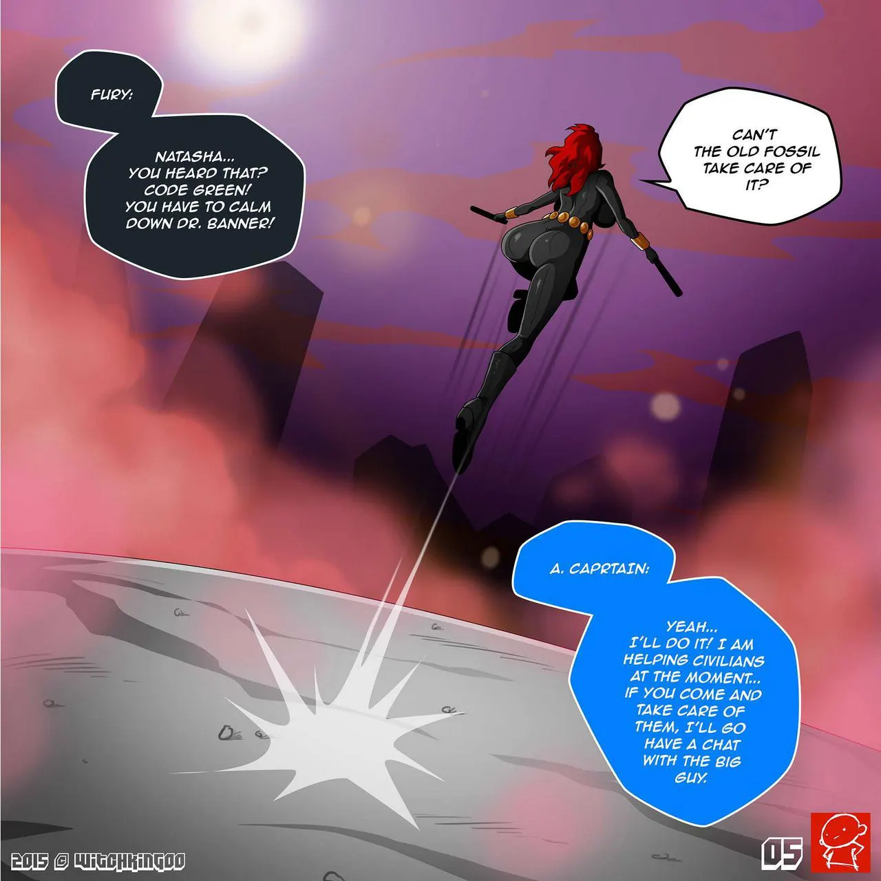 Black Widow The Avengers  (Chapter 01) — page 6