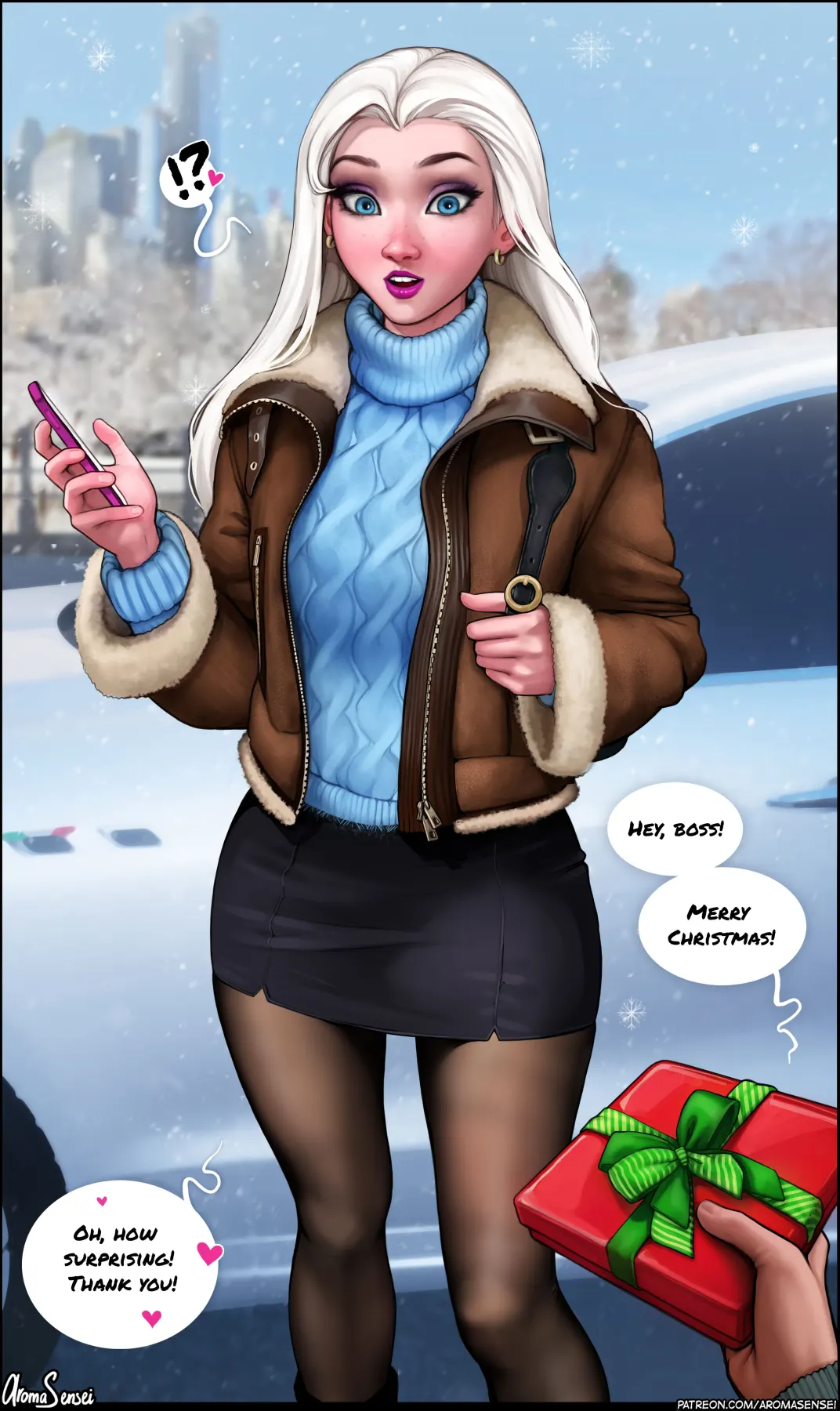 X-Mas Present For Elsa Frozen  (Chapter 01 - Straight) — page 1