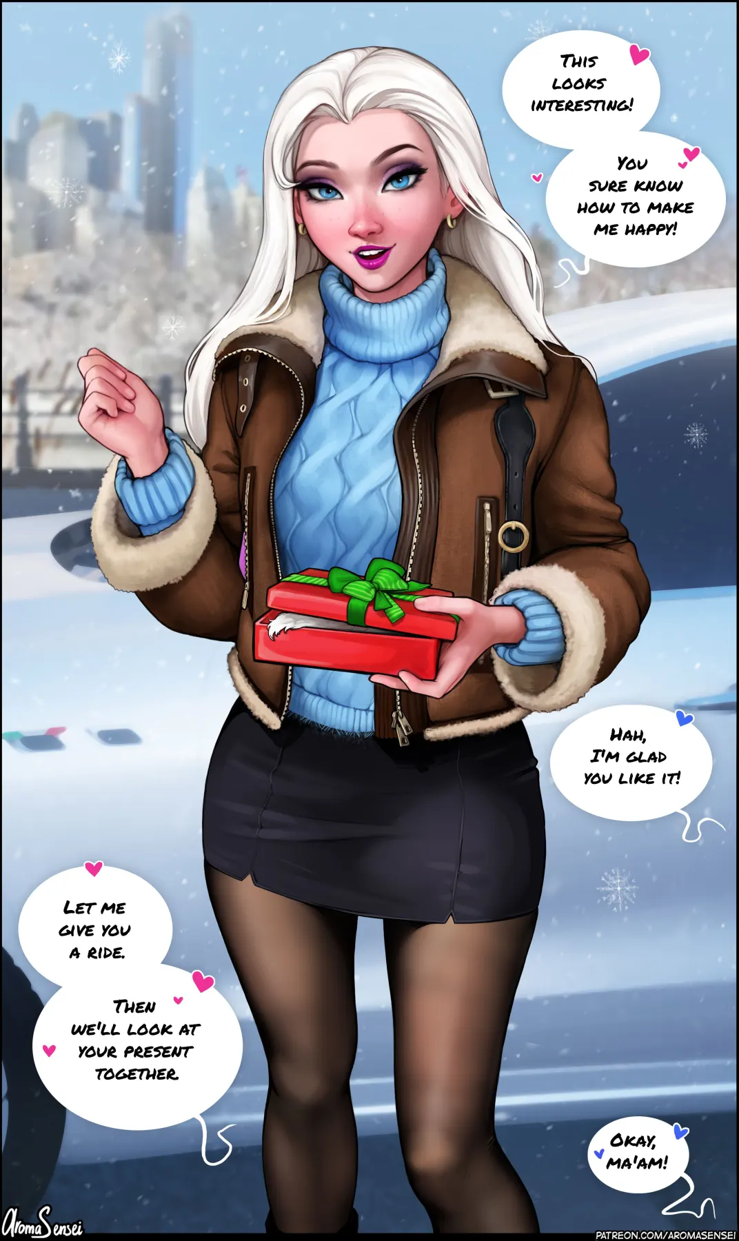 X-Mas Present For Elsa Frozen  (Chapter 01 - Straight) — page 2