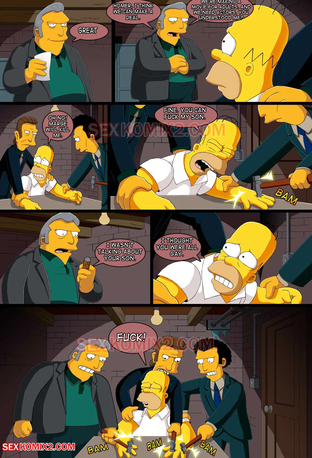 To The Planet OrgasmoThe Simpsons  (Chapter 01) — page 4