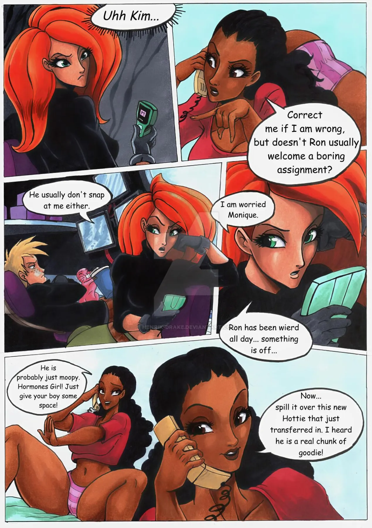 Ron Stoppable And His New Pets Kim Possible  (Chapter 01) — page 3