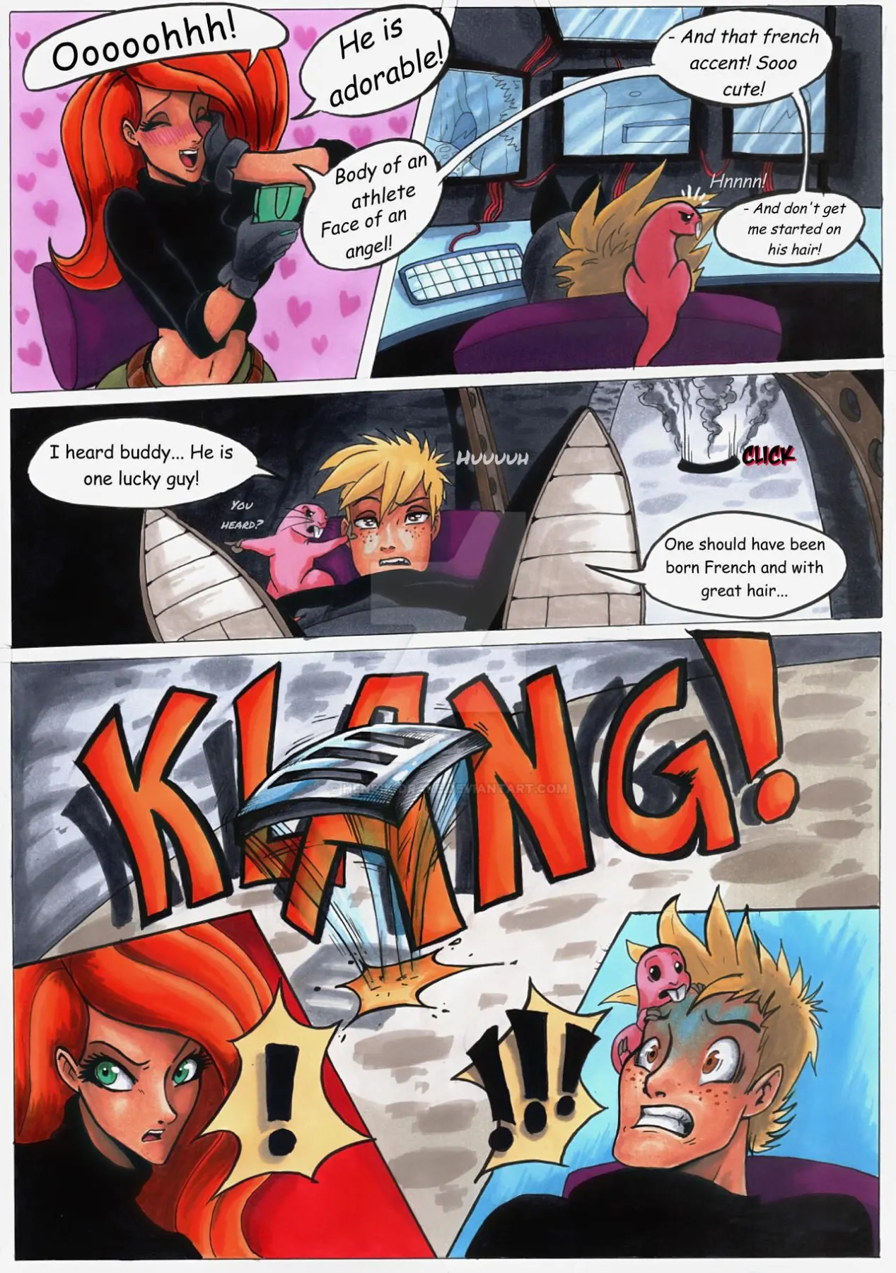 Ron Stoppable And His New Pets Kim Possible  (Chapter 01) — page 4