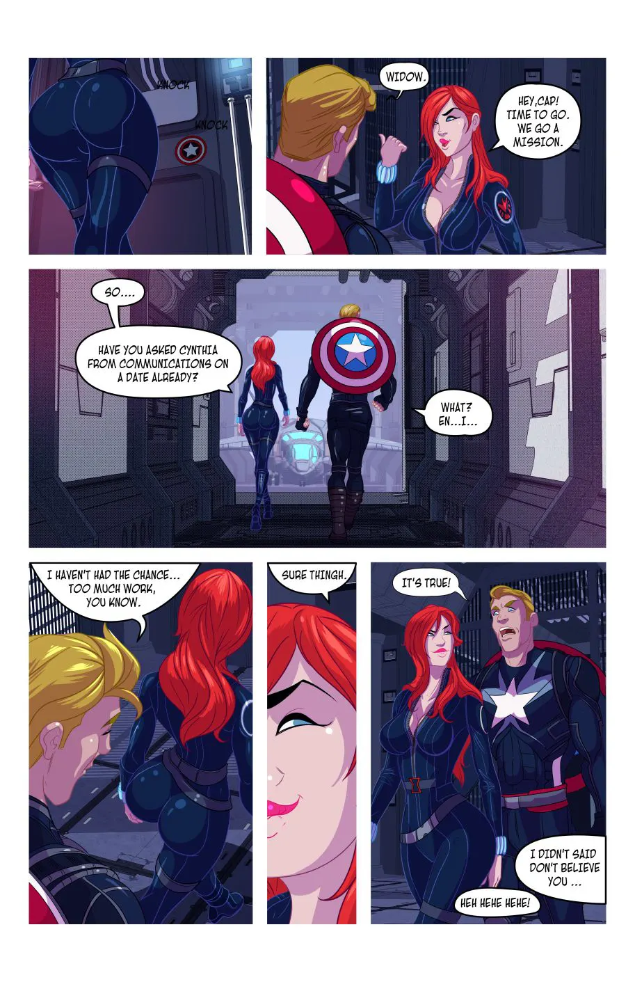 Widow/s Downtime Avengers  (Chapter 01) — page 4