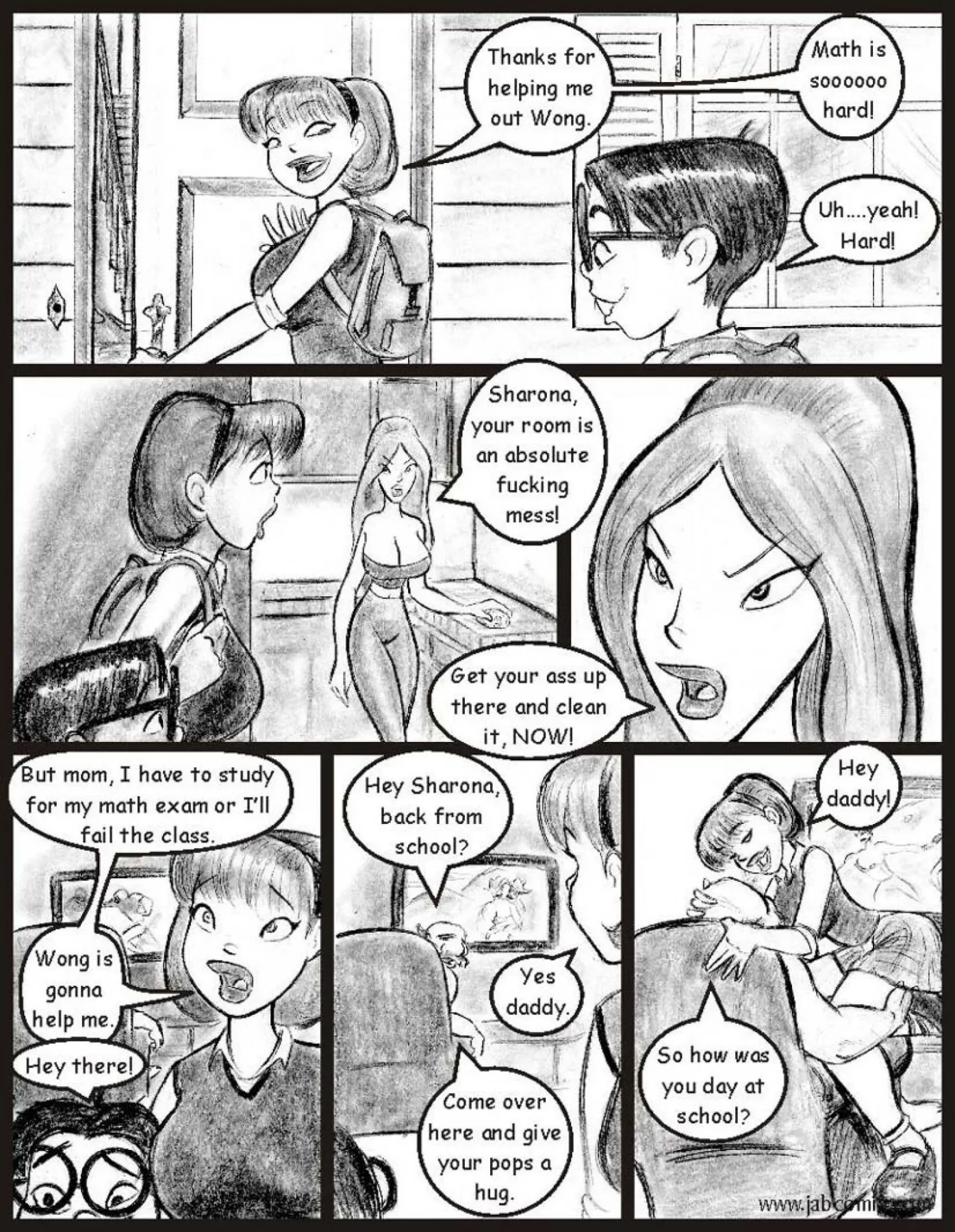 My Hot Ass Neighbor  (Chapter 02 - Tutoring) — page 2