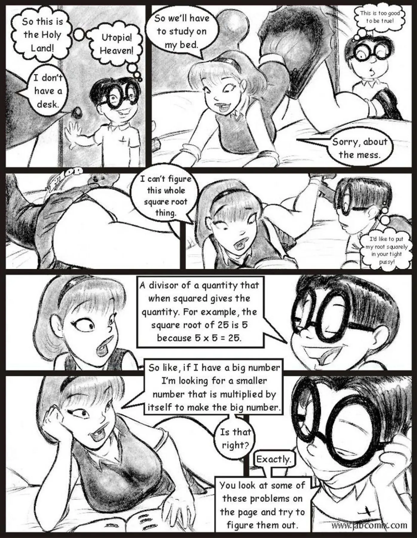 My Hot Ass Neighbor  (Chapter 02 - Tutoring) — page 6