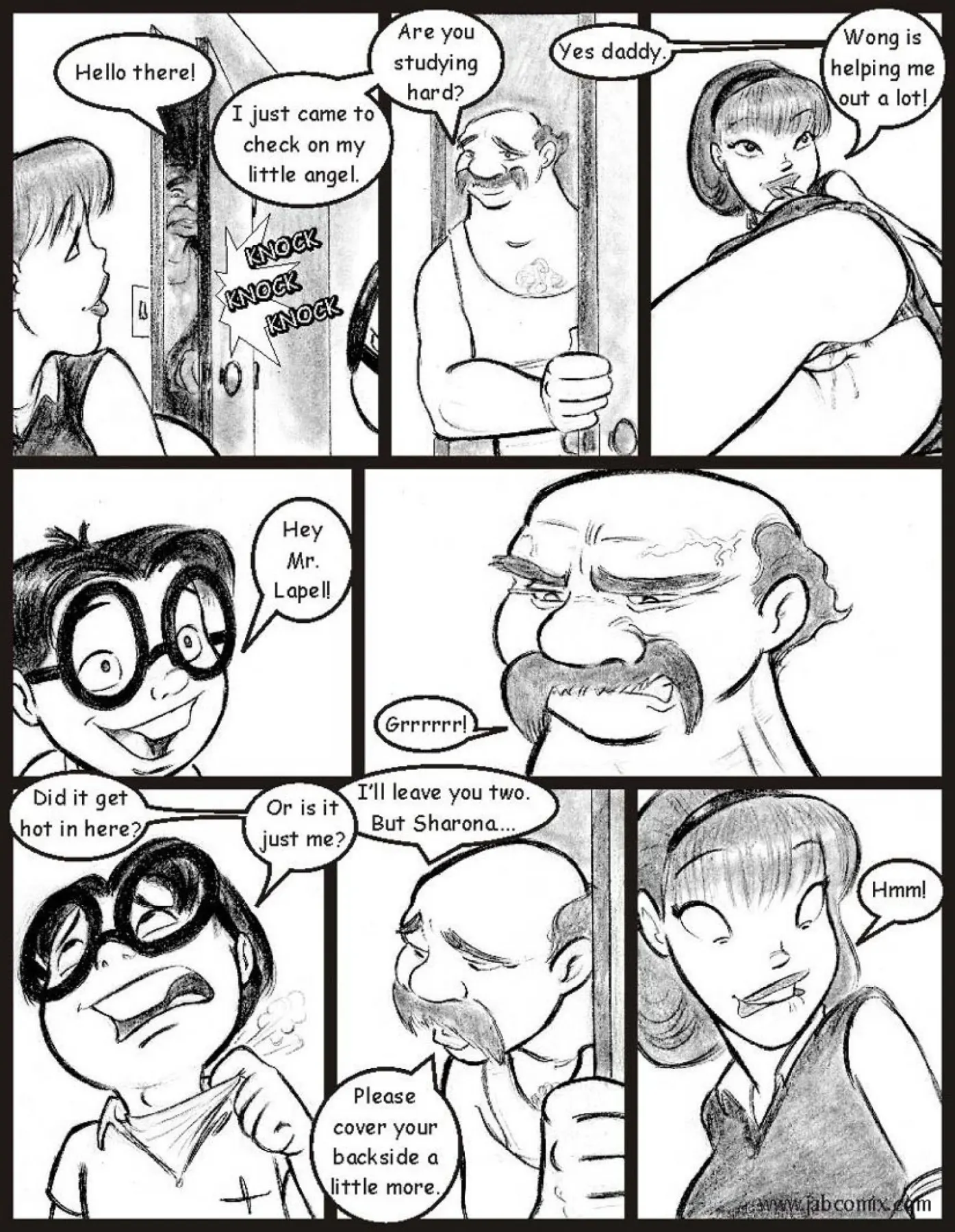 My Hot Ass Neighbor  (Chapter 02 - Tutoring) — page 8