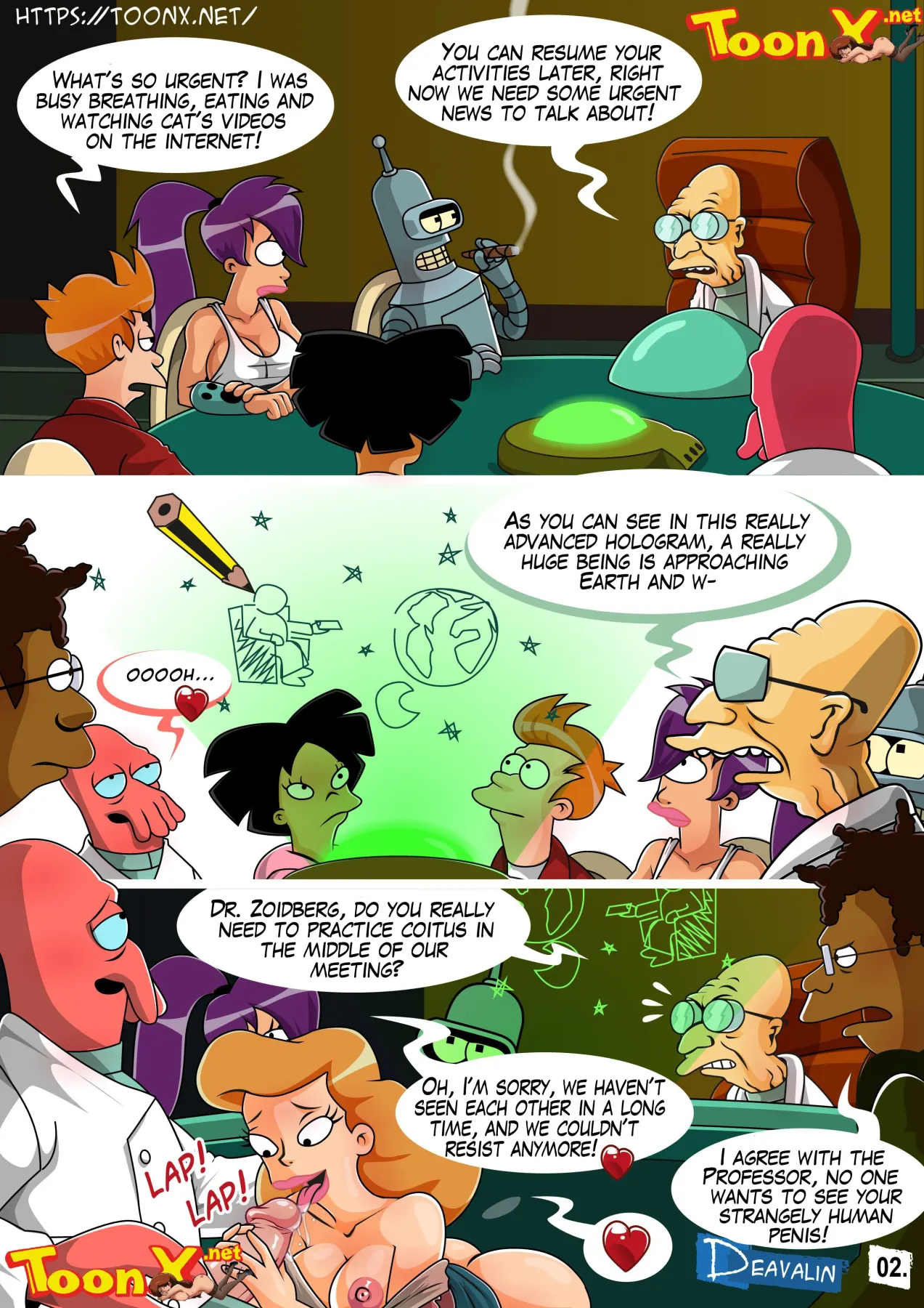 Orgy To Save The EarthFuturama  (Chapter 01) — page 3