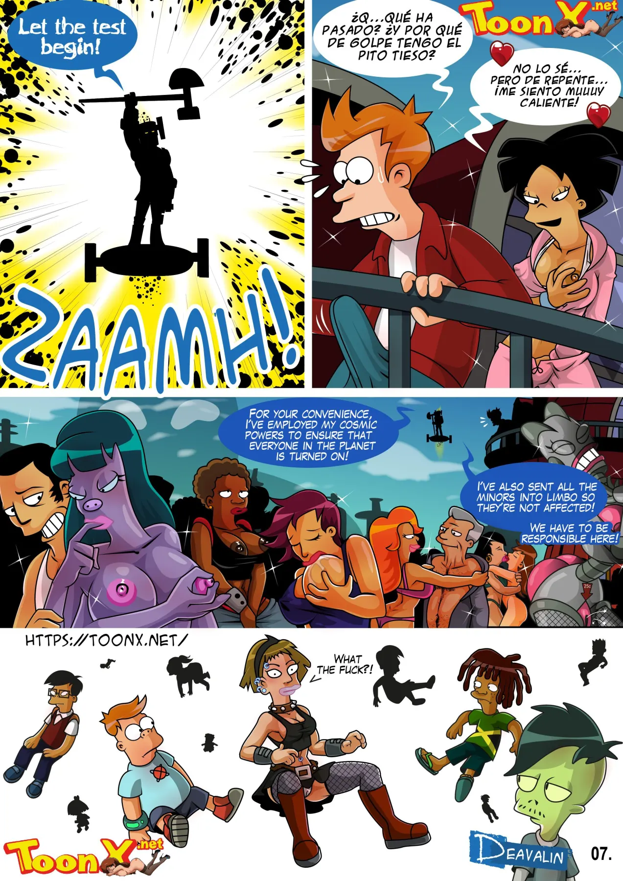 Orgy To Save The EarthFuturama  (Chapter 01) — page 8
