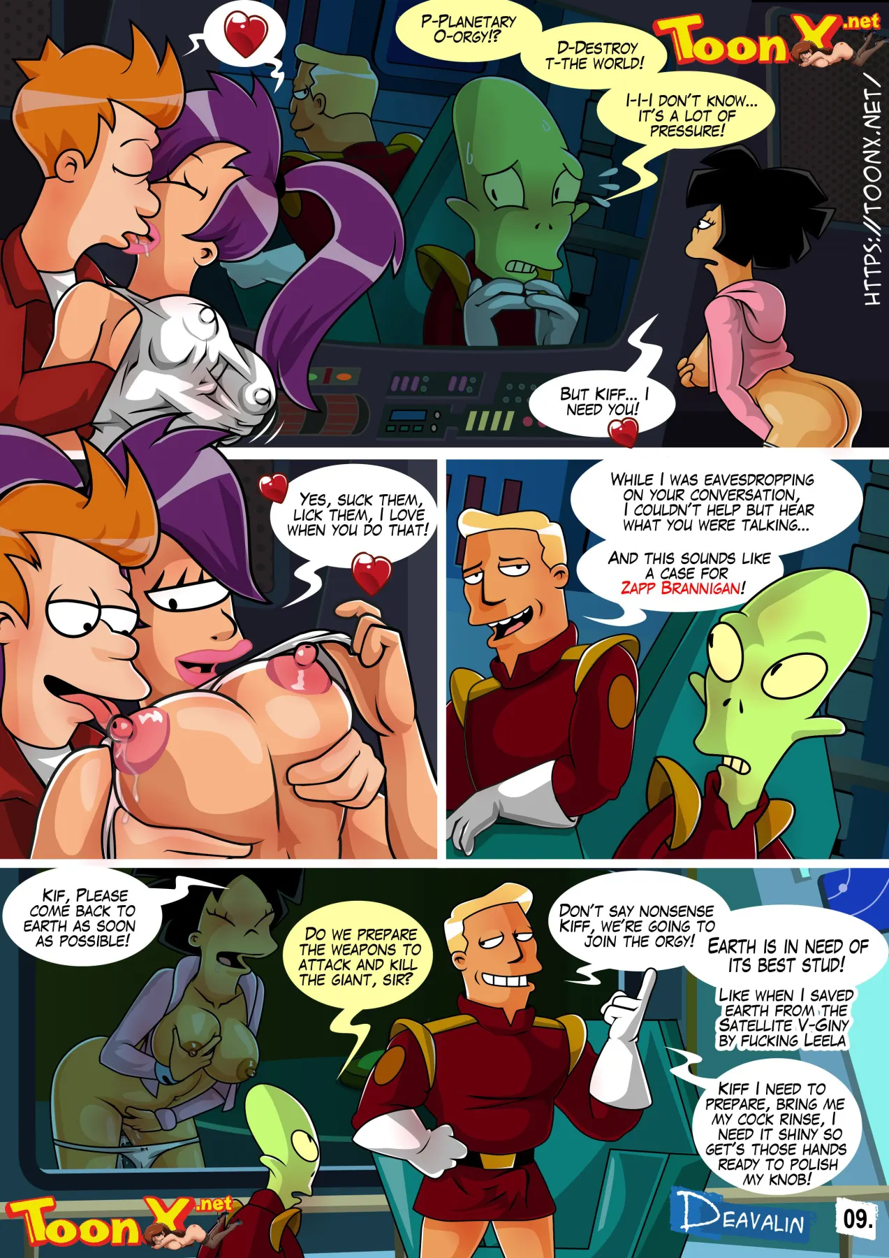 Orgy To Save The EarthFuturama  (Chapter 01) — page 10
