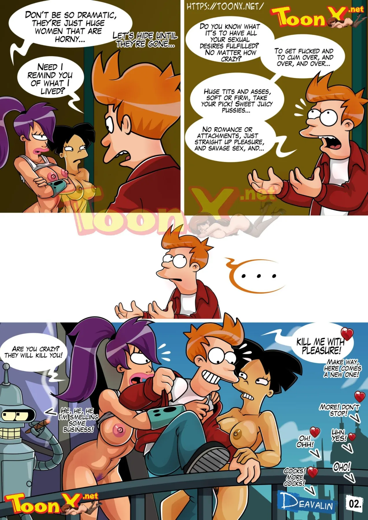 Orgy To Save The EarthFuturama  (Chapter 02) — page 3