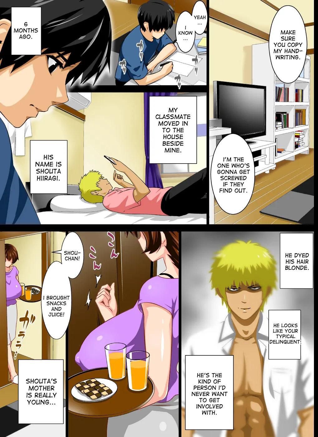 Reibo Misaki Kinpatsu Musuko To Onaho Haha  (Chapter 01) — page 3