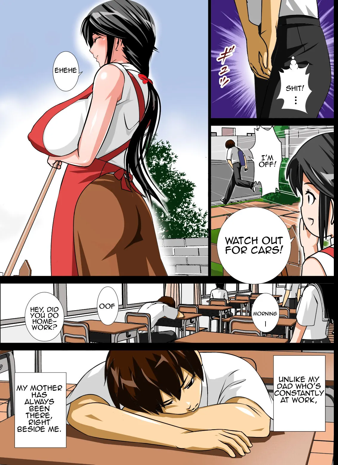 Renbo Seikatsu Mama No Bakunyuu Wa Boku No Mono  (Chapter 01) — page 5