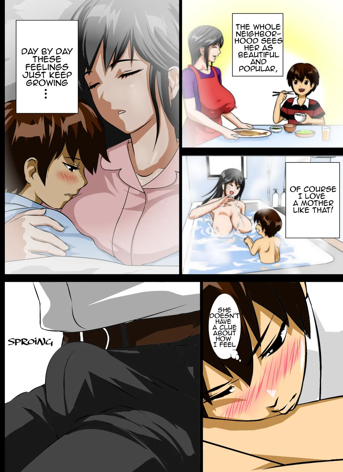 Renbo Seikatsu Mama No Bakunyuu Wa Boku No Mono  (Chapter 01) — page 6