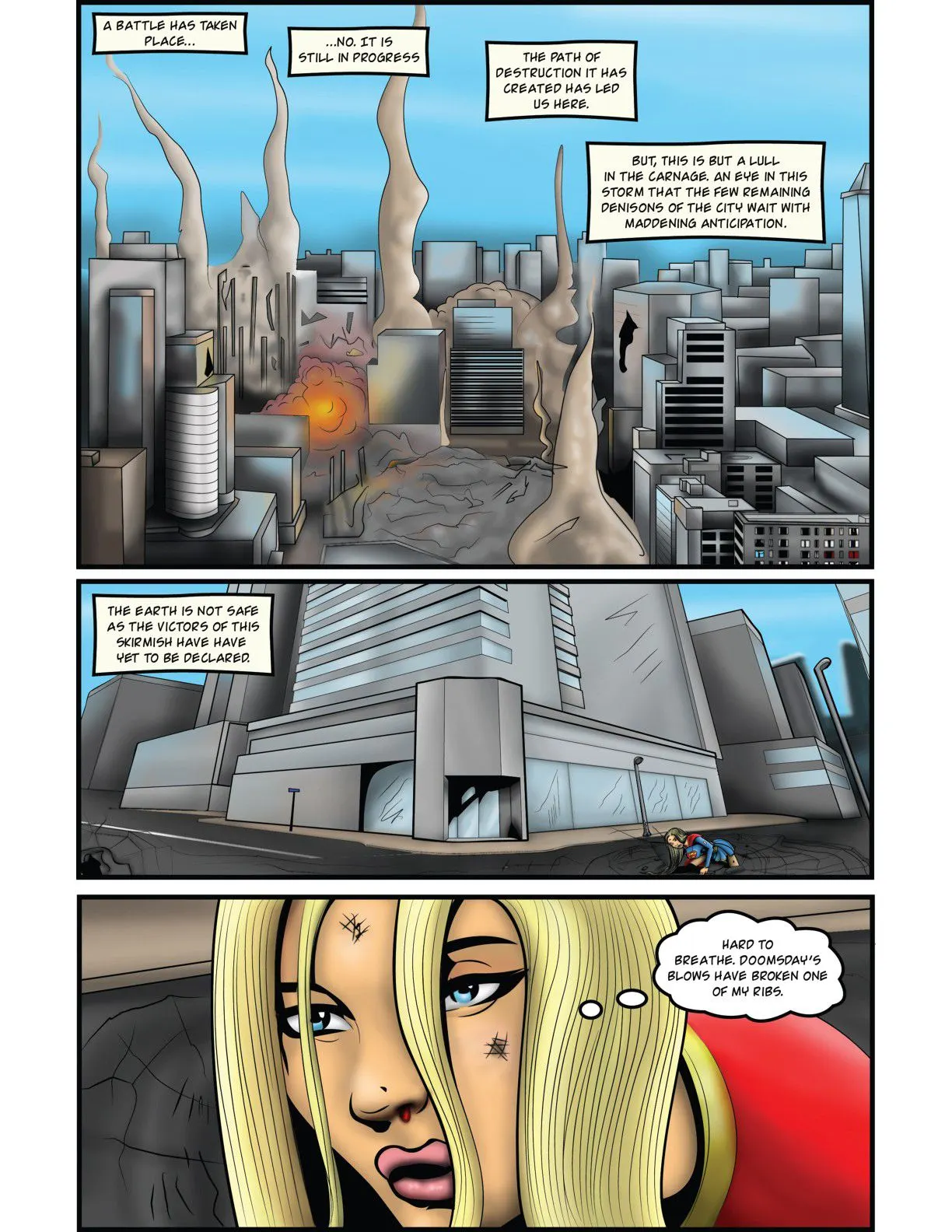 Epic Nihil Comics - Justice League  (Chapter 17 - Commission - Supergirl Decimated) — page 1