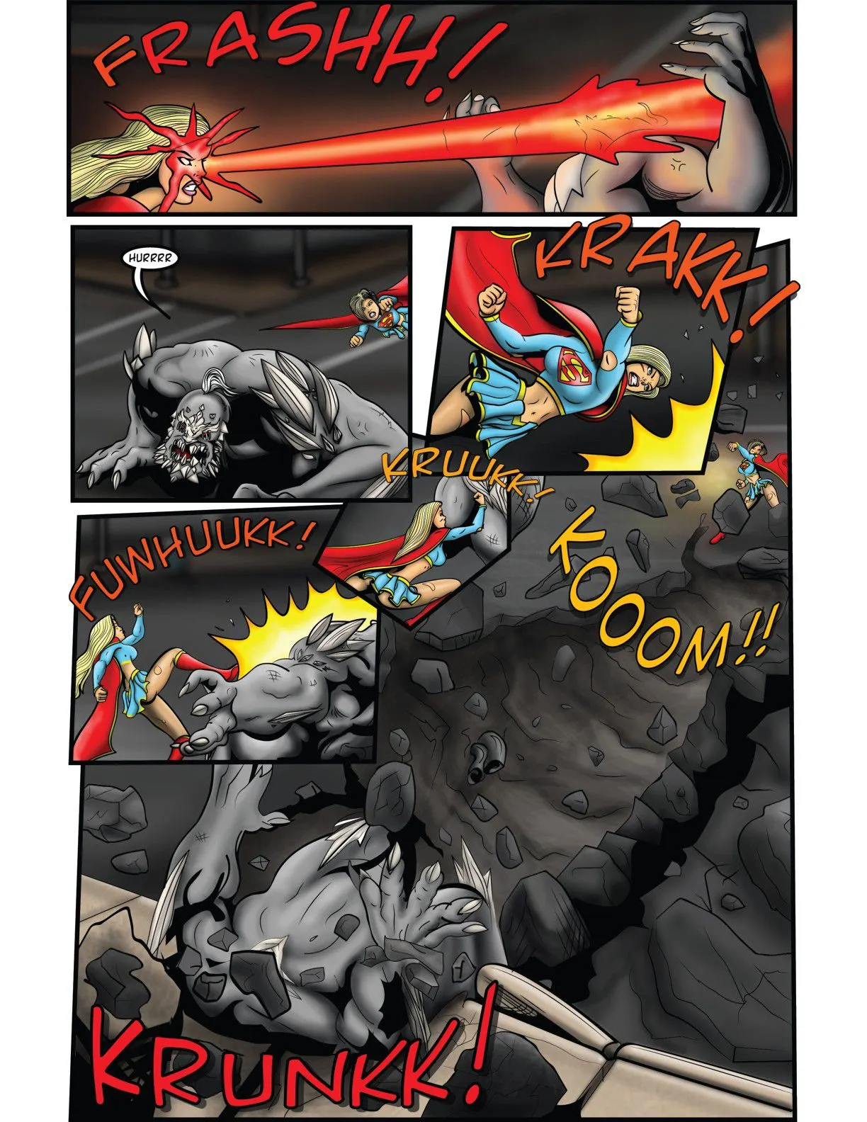 Epic Nihil Comics - Justice League  (Chapter 17 - Commission - Supergirl Decimated) — page 3