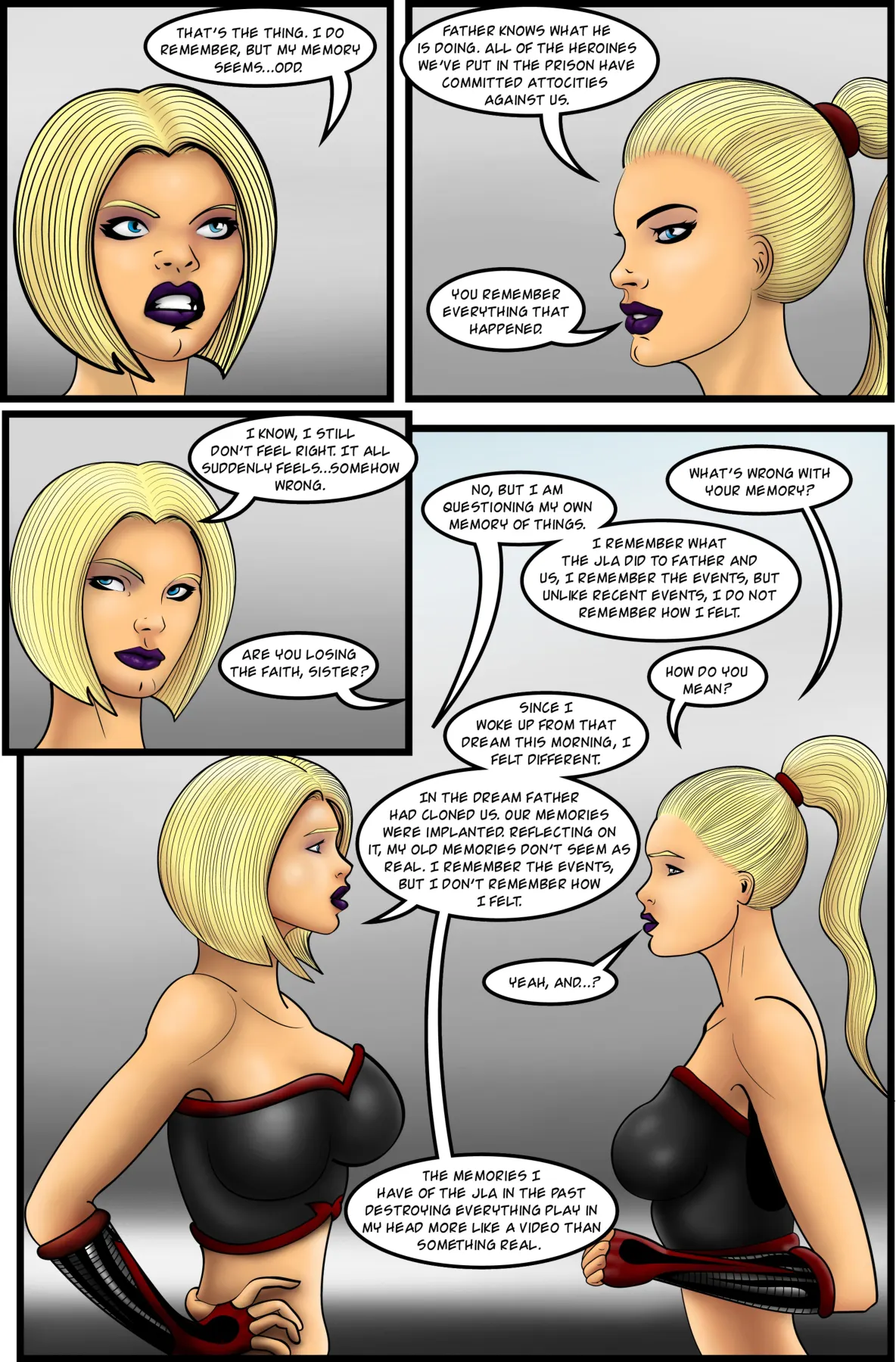 Epic Nihil Comics - Justice League  (Chapter 15 - Supergirl - The Godhead Chronicle Par — page 3