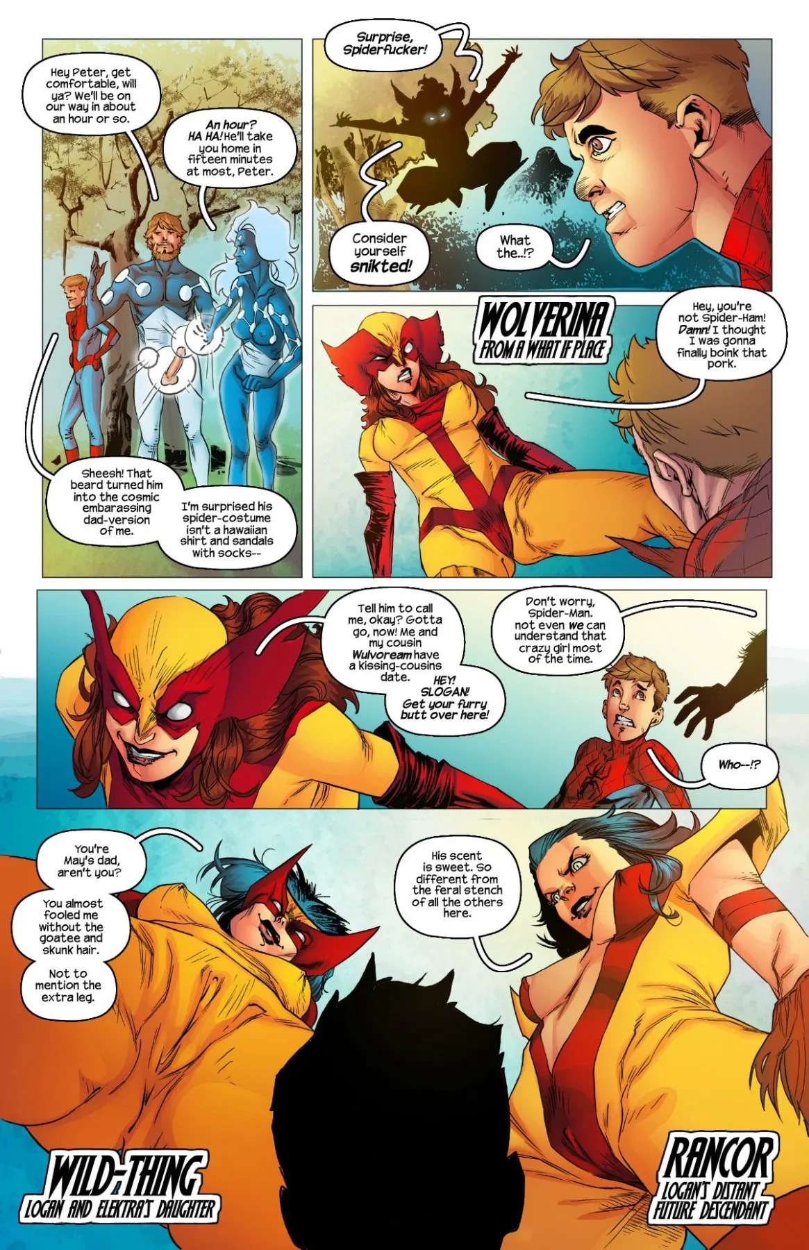 All-Sex Wolververse Spider-Man , X-Men  (Chapter 01) — page 6