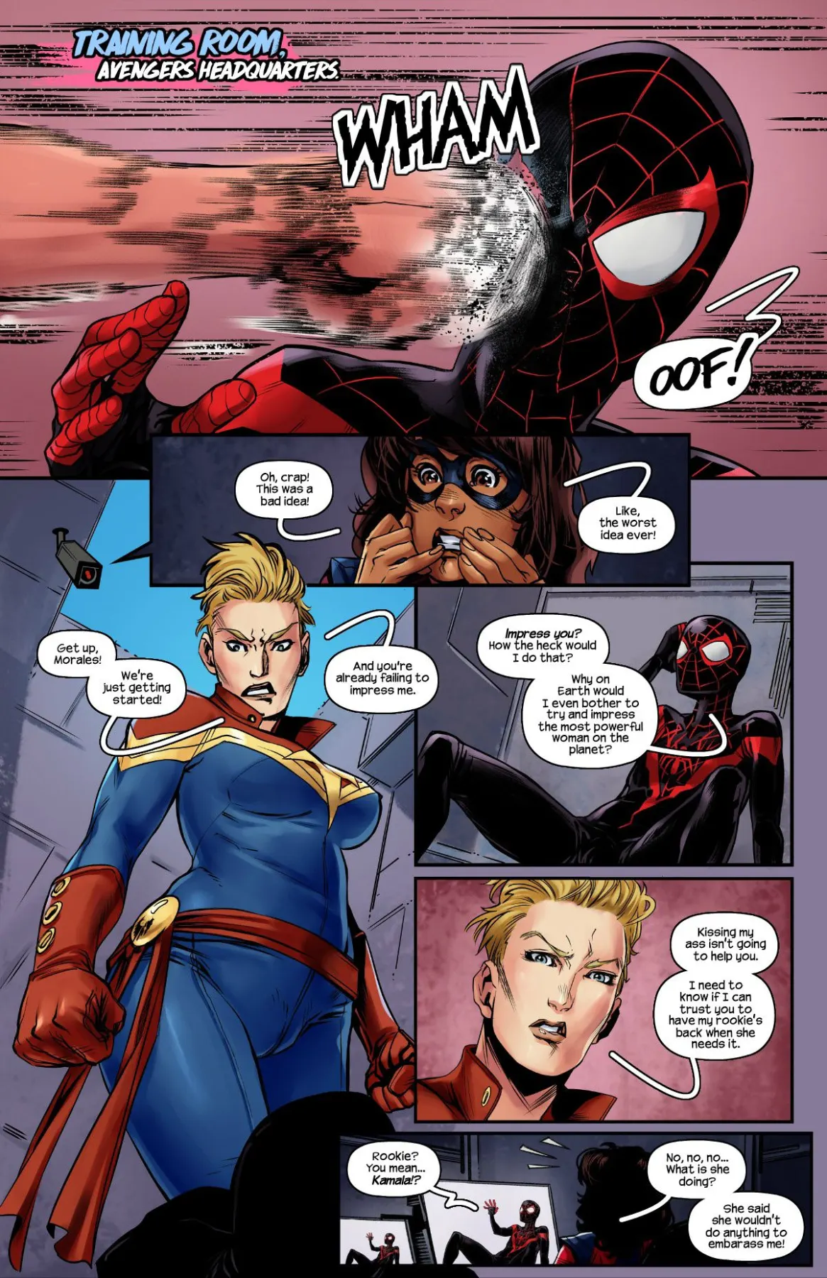Kamala And Miles Captain Marvel , Spider-Man  (Chapter 02) — page 3