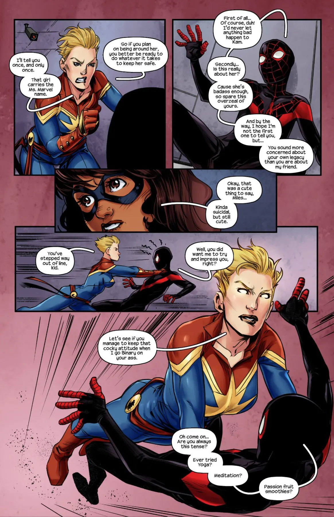 Kamala And Miles Captain Marvel , Spider-Man  (Chapter 02) — page 4