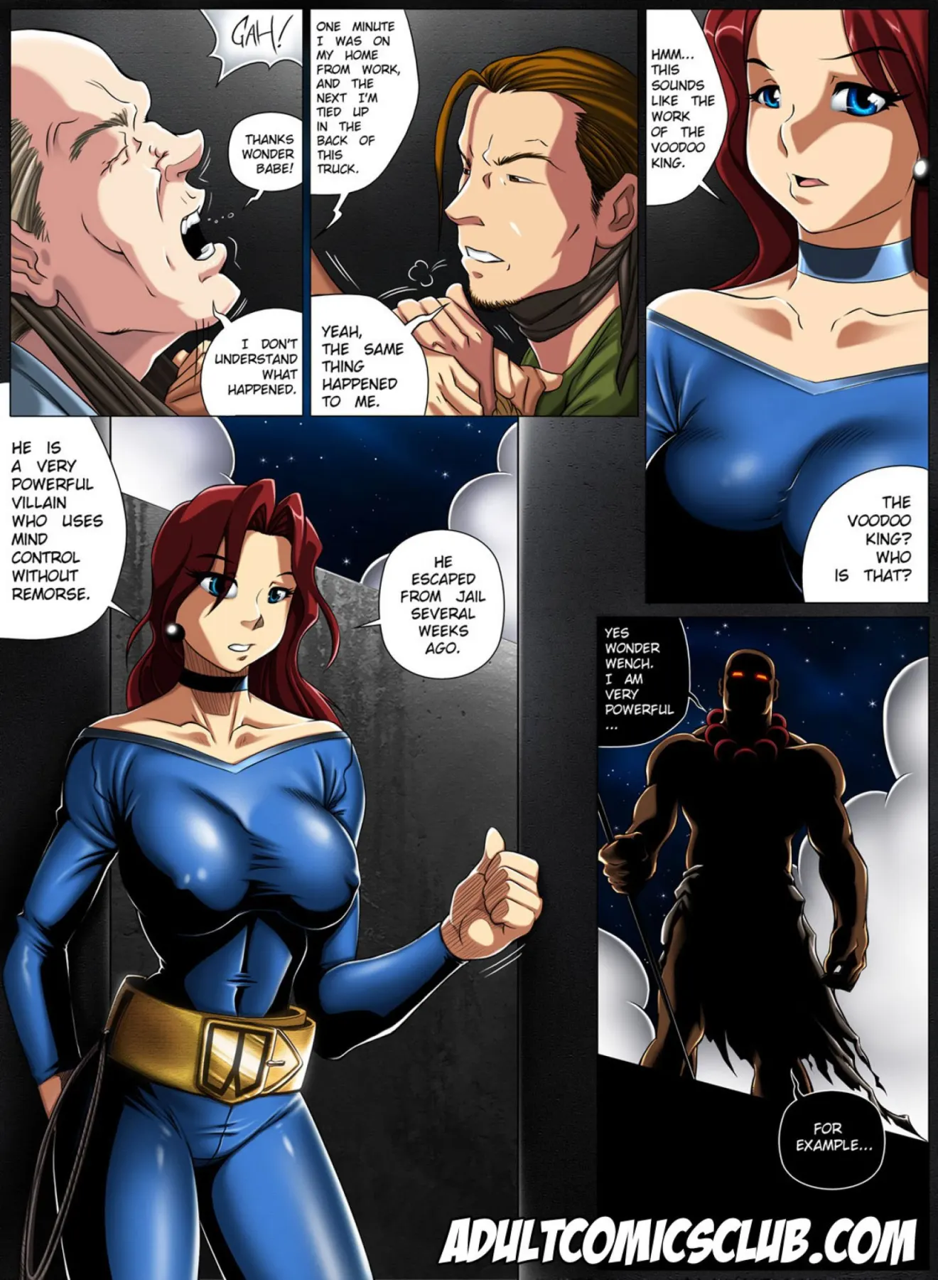 Wonderbabe VS VoodooKing 1  (Chapter 0s=) — page 3