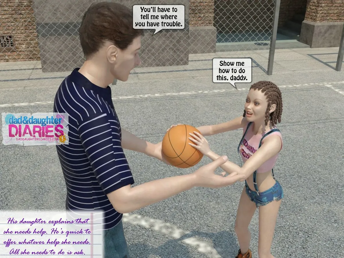 Dad And Daughter Diaries  (Chapter 13 - Basketball Court) — page 4