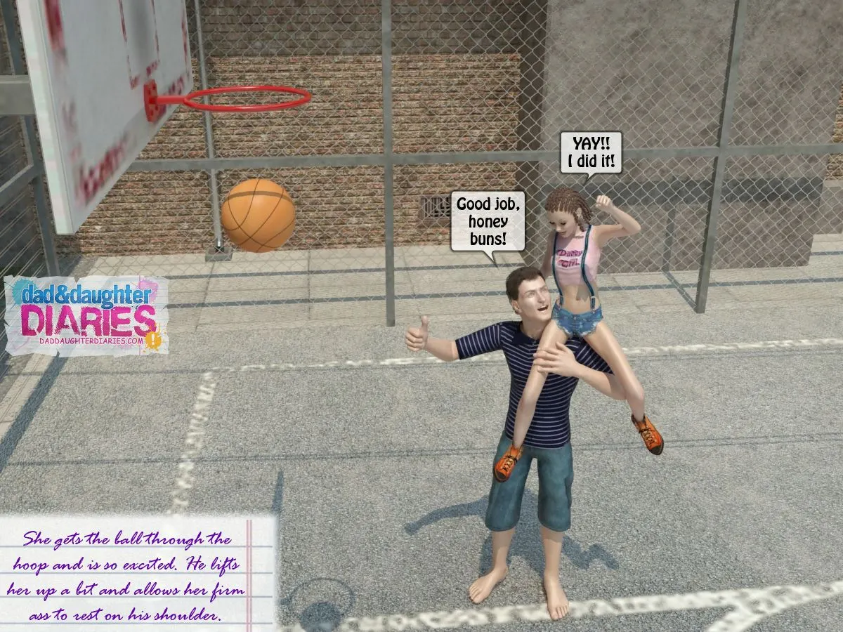 Dad And Daughter Diaries  (Chapter 13 - Basketball Court) — page 8