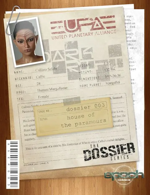 The Dossier  (Chapter 03 - House Of The Paramours) — page 1