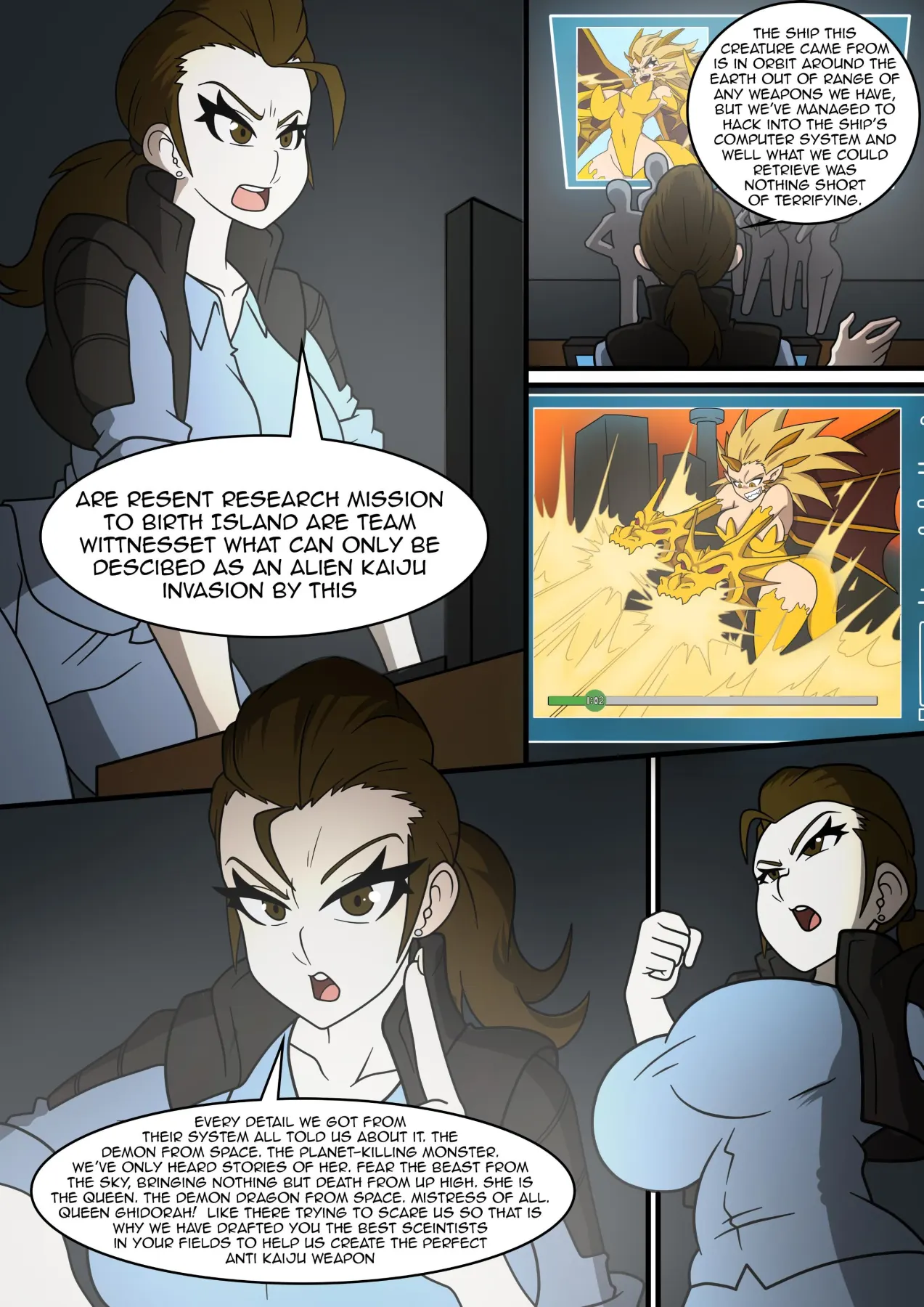 Kaiju Girls  (Chapter 05) — page 3