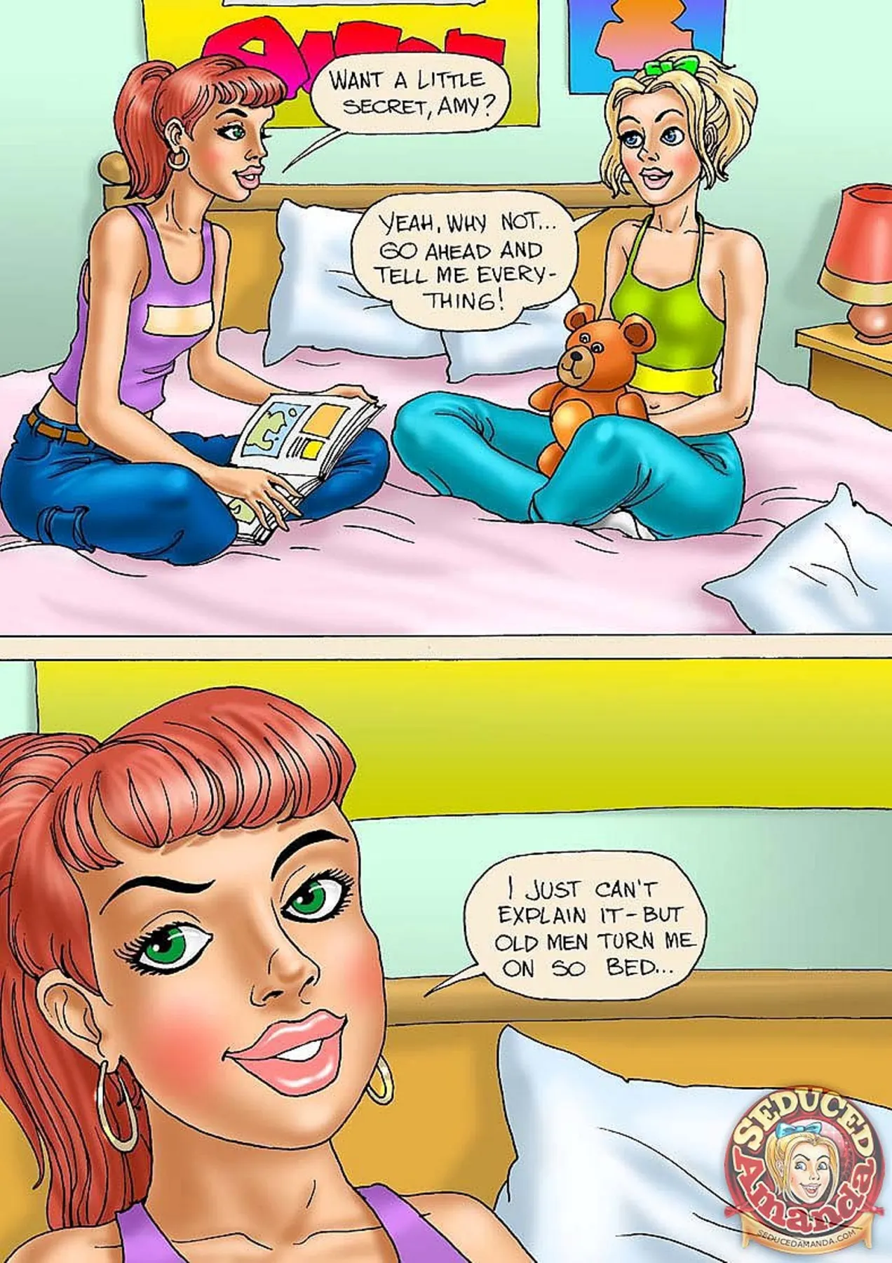 Seduced Amanda  (Chapter 18 - Grandpa Does His Best) — page 1