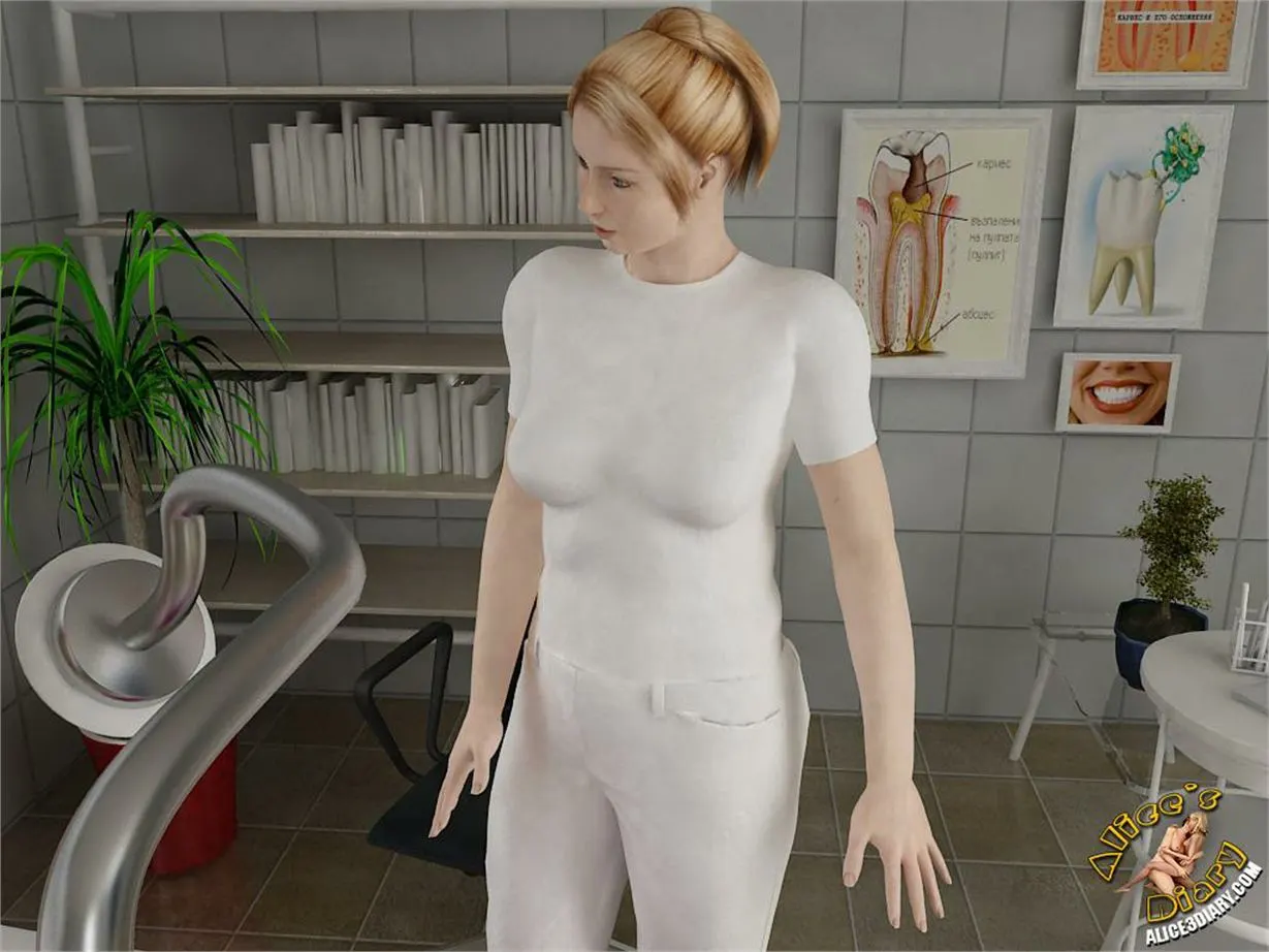 Alice's Diary  (Chapter 14 - Hot Lesbian Seduction In Dentists Office) — page 5