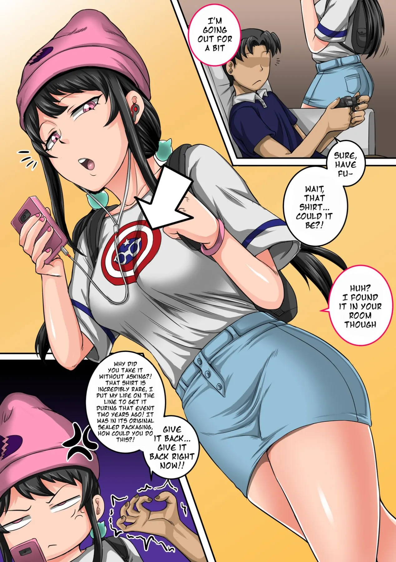 Annoying Sister Needs To Be Scolded!  (Chapter 1) — page 143