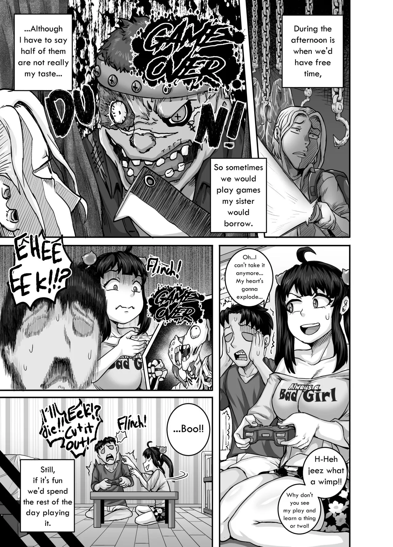 Annoying Sister Needs To Be Scolded!  (Chapter 1) — page 57