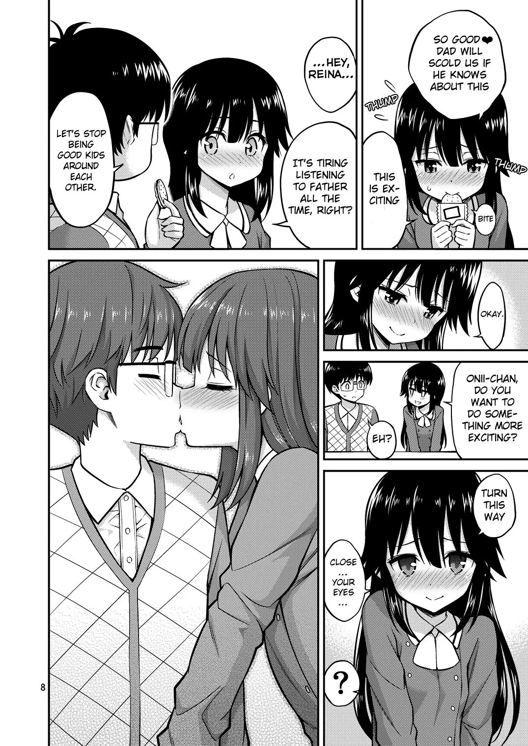 Kissing In The House With Sister  (Chapter 01) — page 8