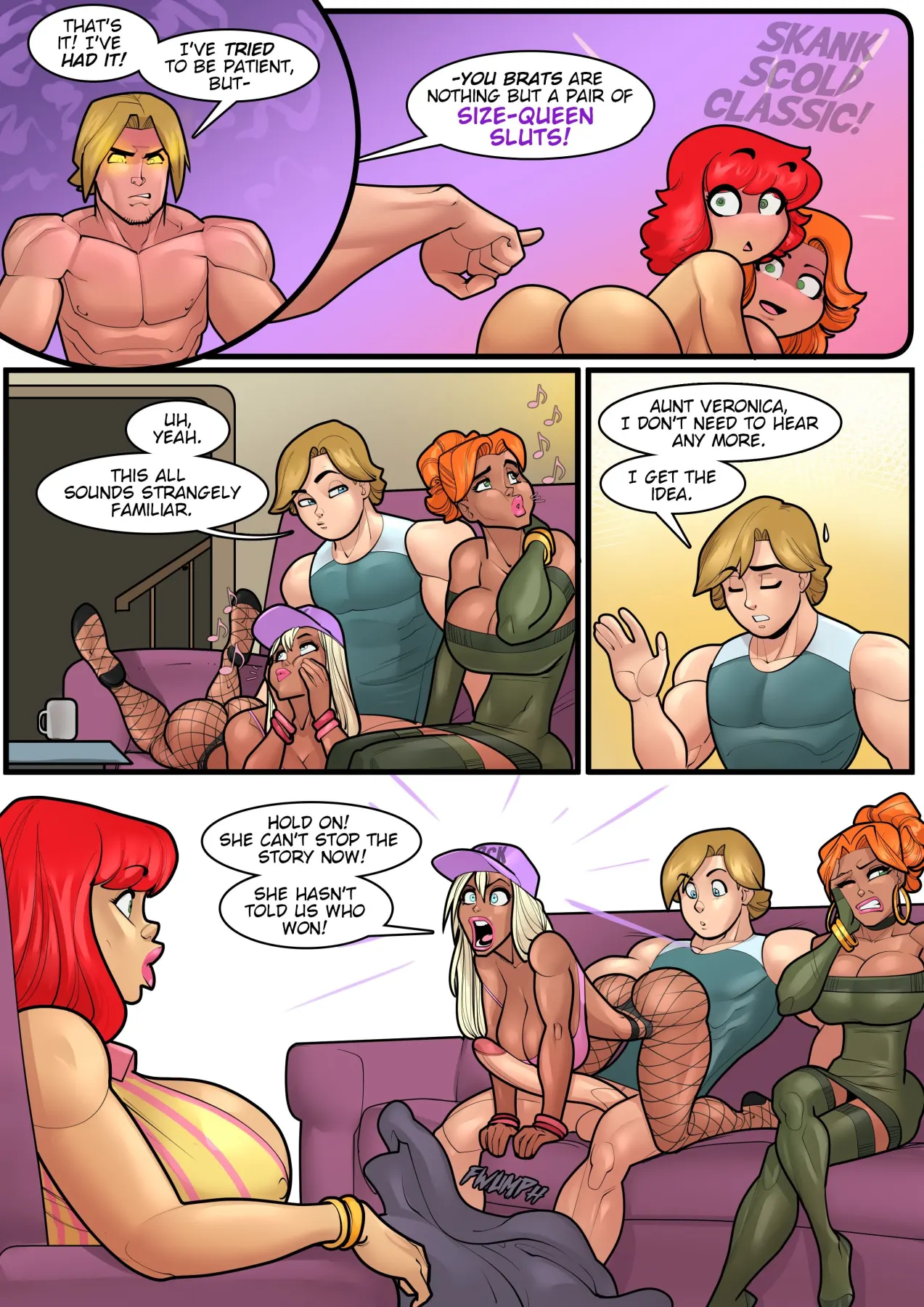 My Mom And Sister Are Size Queen Sluts  (Chapter 04) — page 29