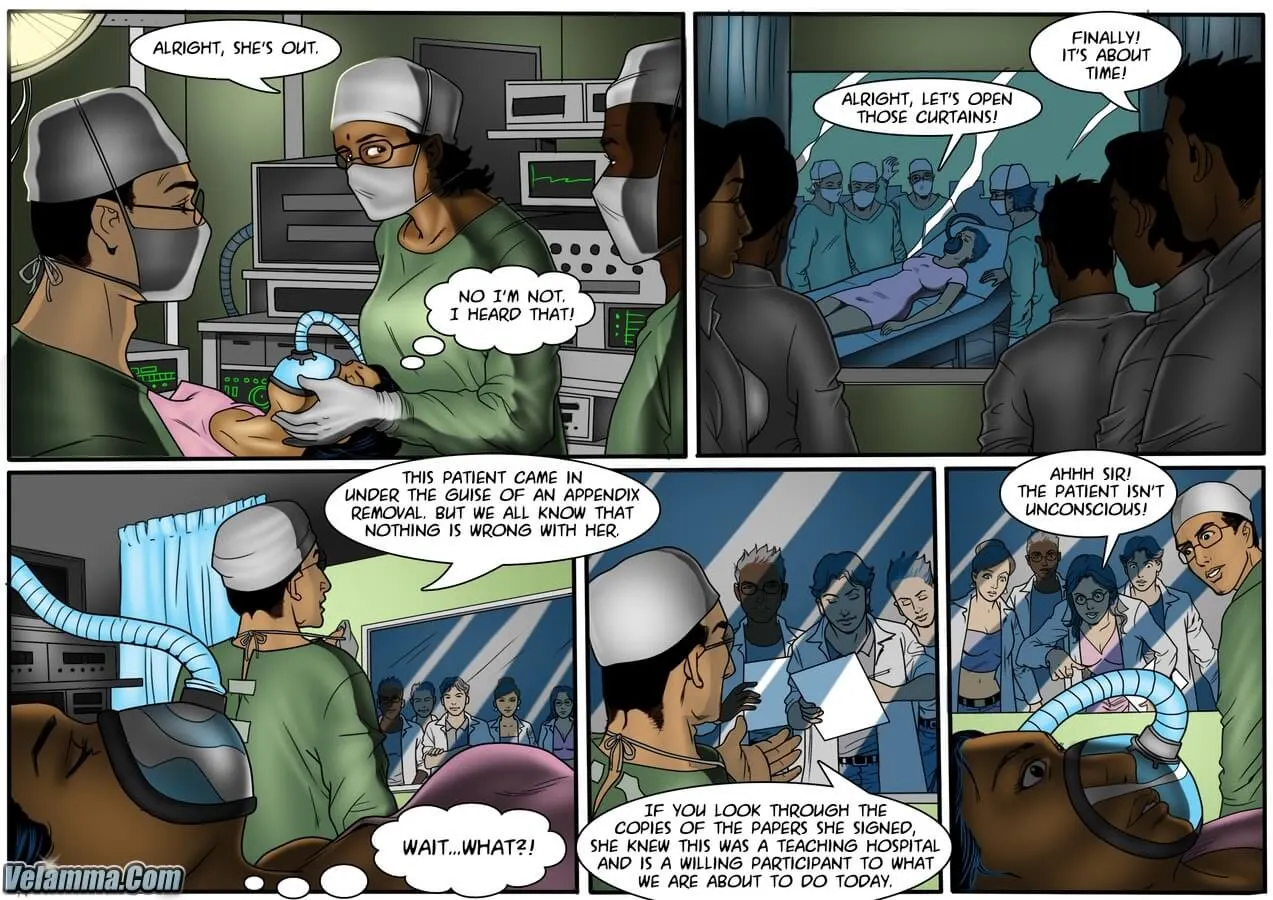 Velamma Dreams  (Chapter 08 - A Gang Bang For Medical Education) — page 4