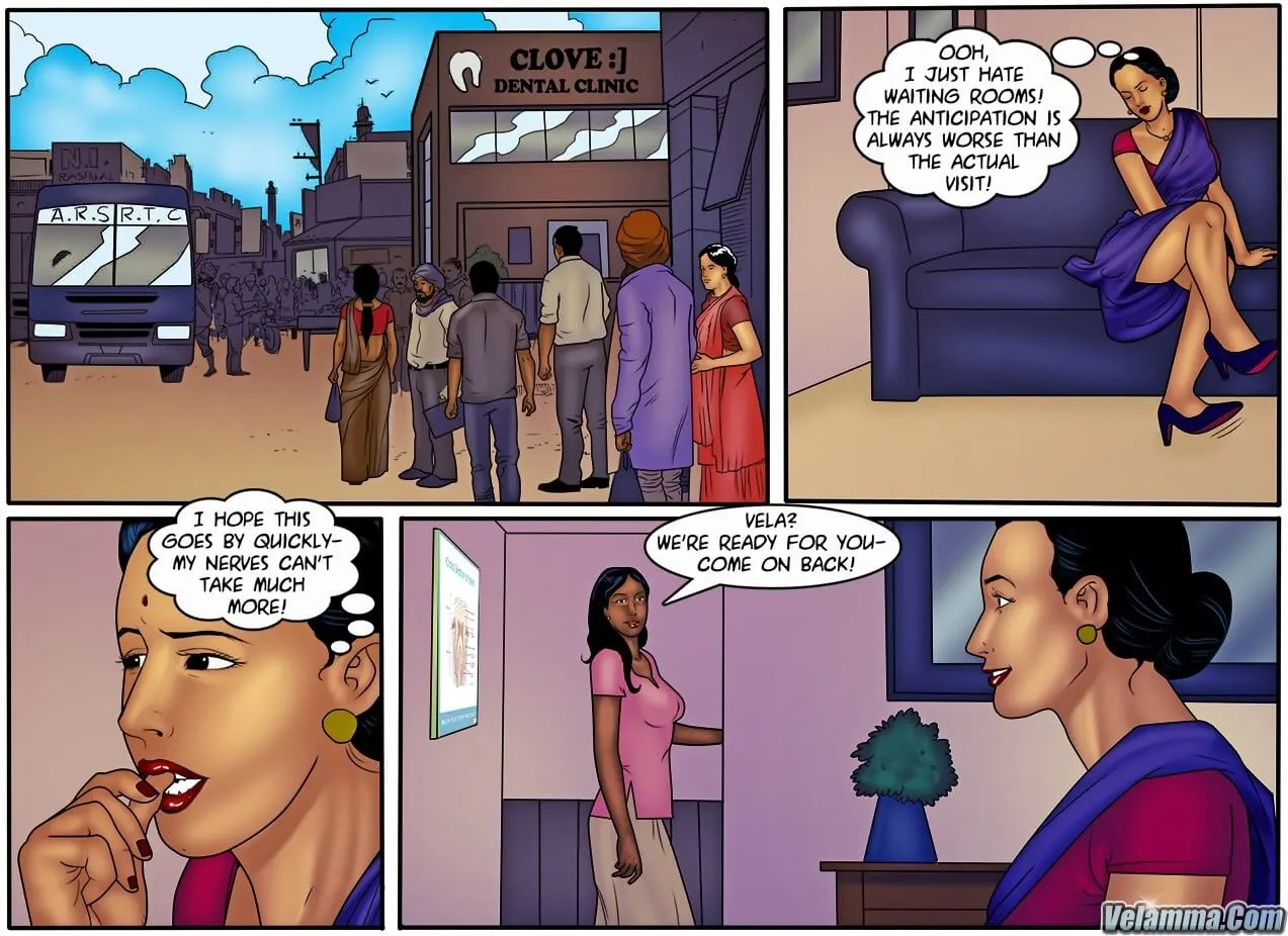 Velamma Dreams  (Chapter 14 - Dirty Dentist) — page 2