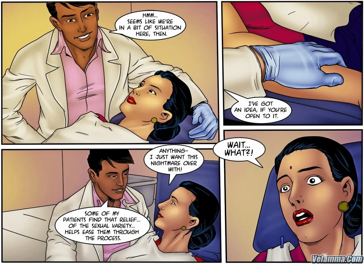 Velamma Dreams  (Chapter 14 - Dirty Dentist) — page 5