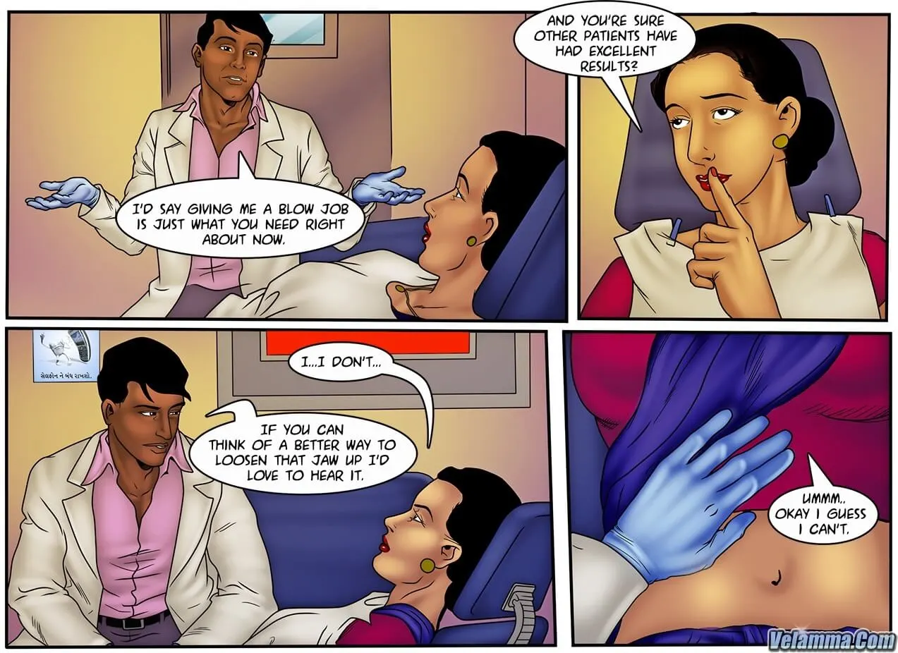 Velamma Dreams  (Chapter 14 - Dirty Dentist) — page 8