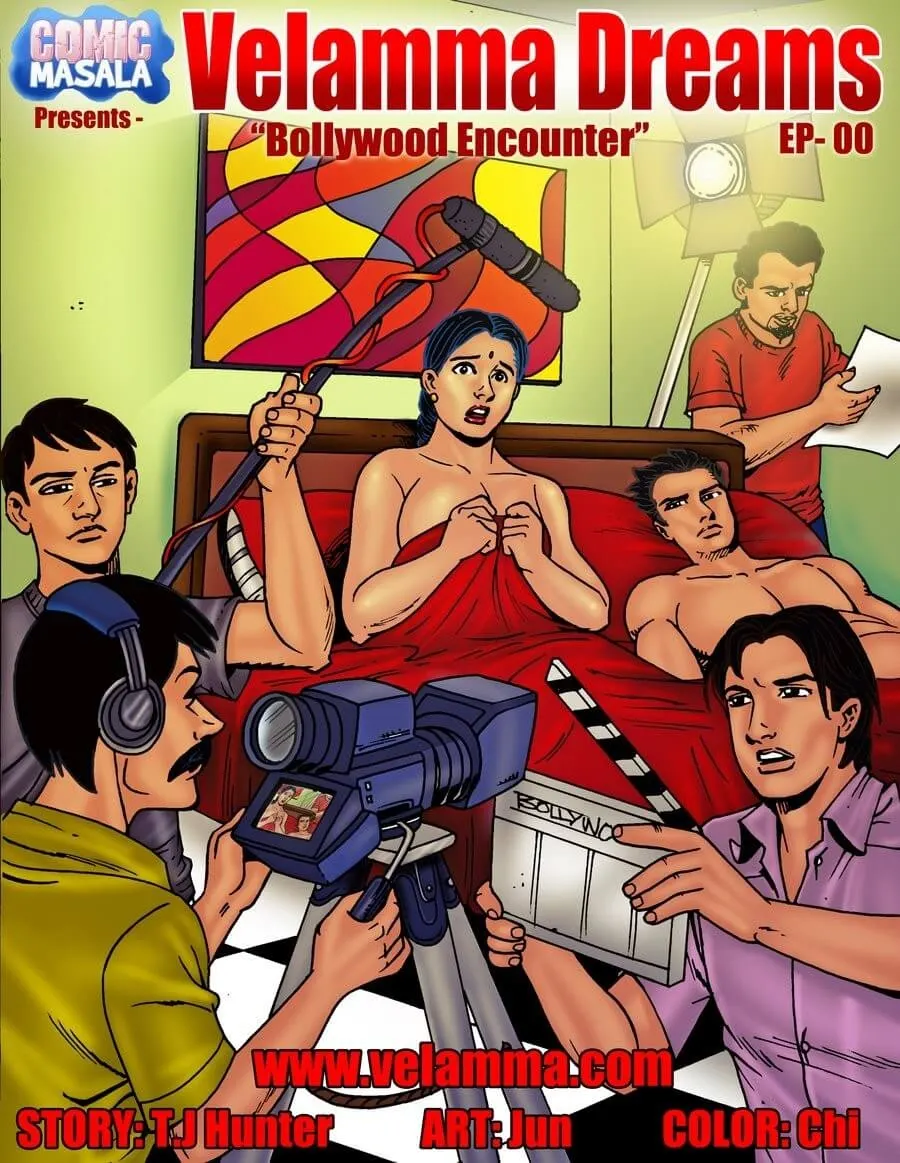 Velamma Dreams  (Chapter 00 - Bollywood Encounter) — page 1