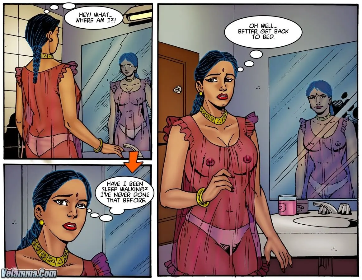 Velamma Dreams  (Chapter 01 - Double Trouble) — page 4