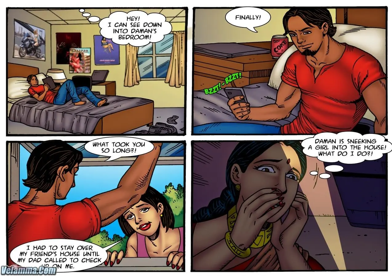 Velamma Dreams  (Chapter 06 - Teenage Dream) — page 7