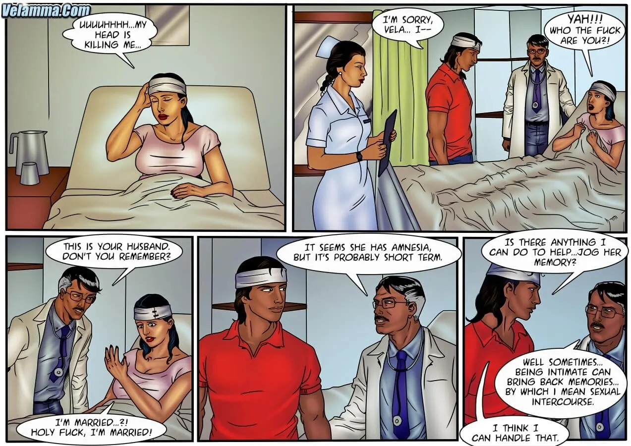 Velamma Dreams  (Chapter 11 - Vela Forgets Who She Is? And Who She Is Married To?) — page 10