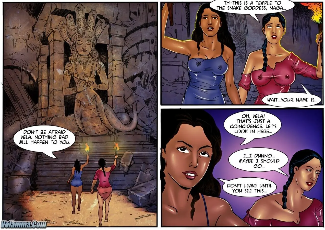 Velamma Dreams  (Chapter 10 - Vela Steps Into Naga/s Lair) — page 21
