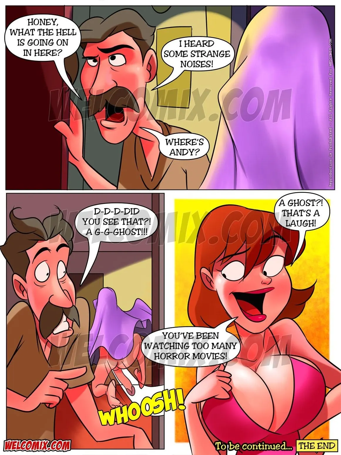 Naughty Fam  (Chapter 13 - Watching A Horror Movie Part 1) — page 15
