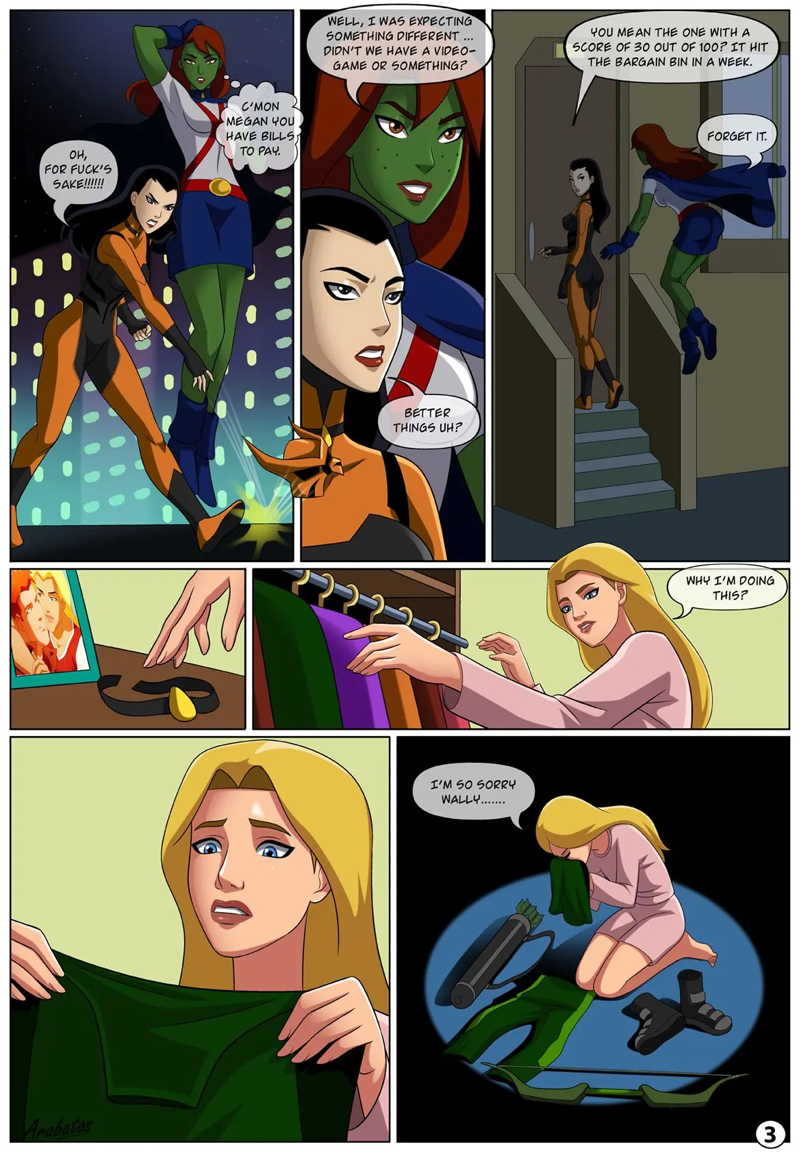 Low Class Heroines Teen Titans  (Chapter 01) — page 3