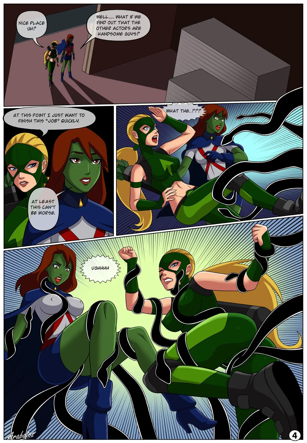 Low Class Heroines Teen Titans  (Chapter 01) — page 4