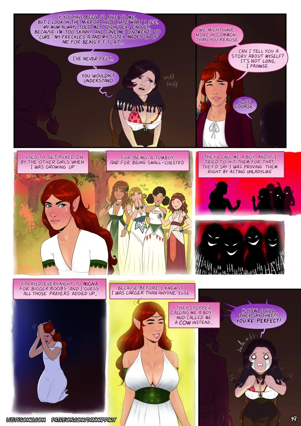 Lusty In Fantastic Breasts  (Chapter 03) — page 19